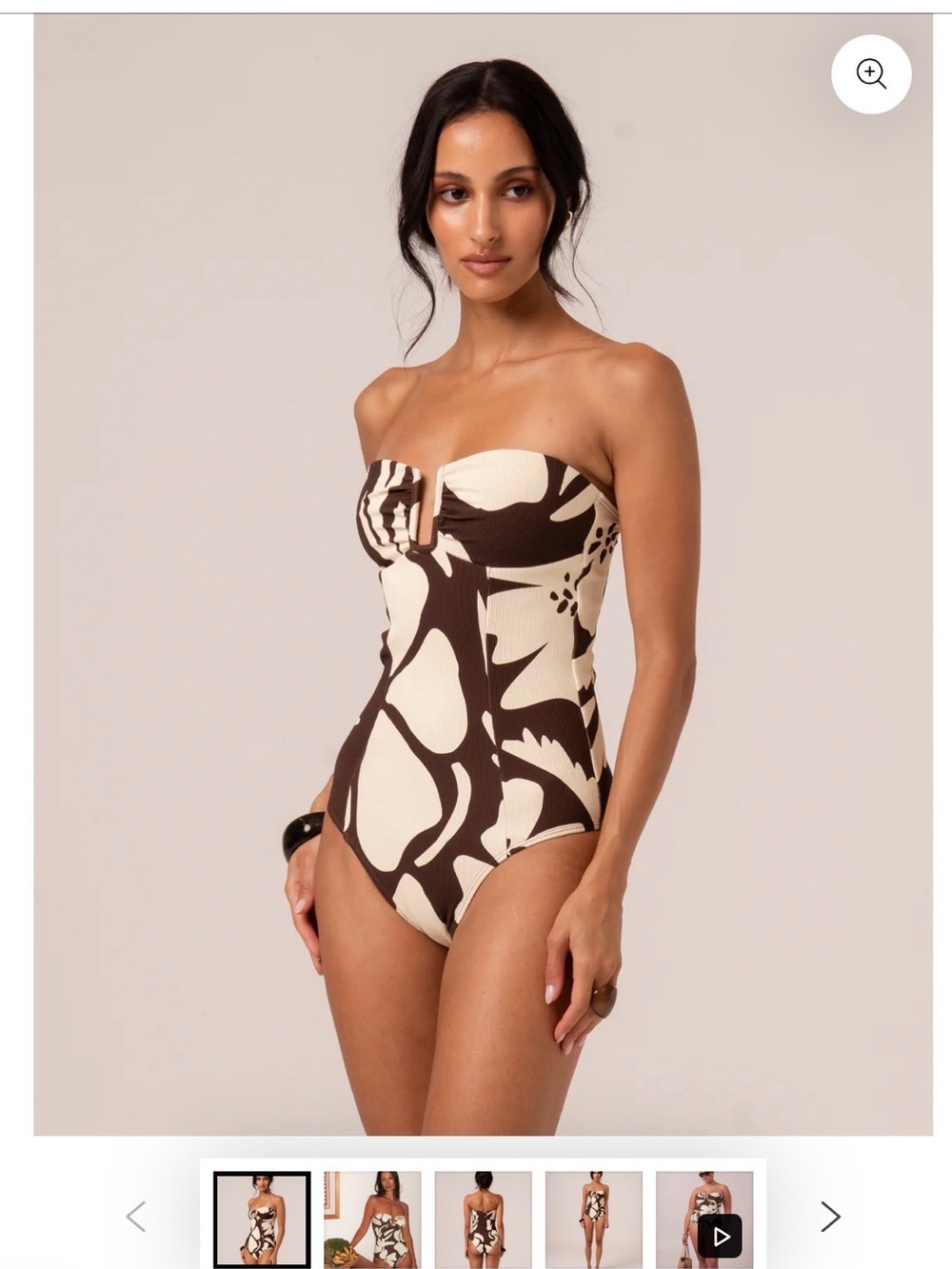 OchreLane Bandeau One-Piece straps included.